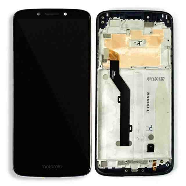 MODULO MOTOROLA MOTO E5/ G6 PLAY NEGRO CON MARCO